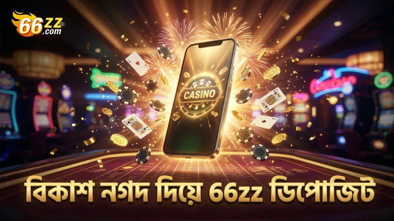বিকাশ ও নগদ দিয়ে 66zz ডিপোজিট দ্রুত সম্পন্ন করুন