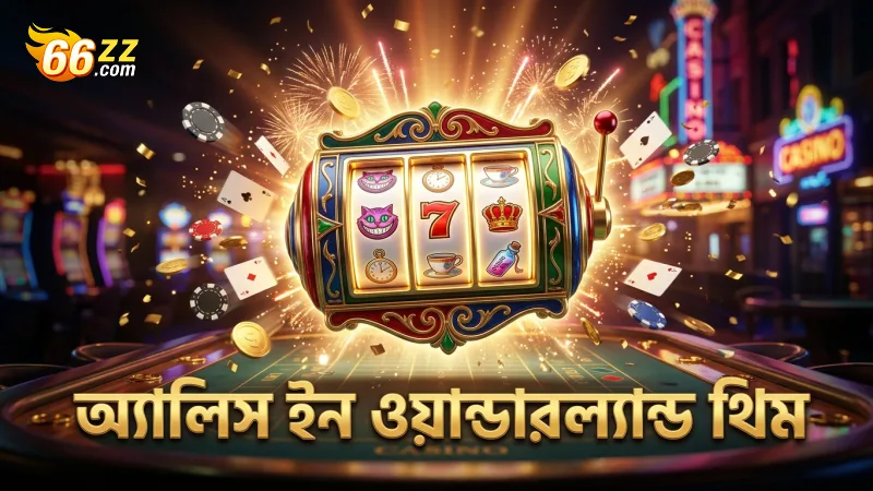 অ্যালিস ইন ওয়ান্ডারল্যান্ড থিম খেলায় মনোযোগ আকর্ষণ করে