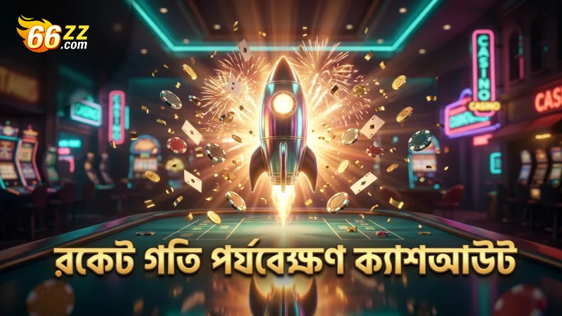 রকেটের গতি পর্যবেক্ষণ করলে ক্যাশআউট সময় বুঝতে সুবিধা হয়