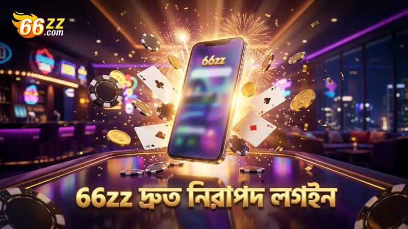 66zz অ্যাপে দ্রুত এবং নিরাপদ লগইন সুবিধা