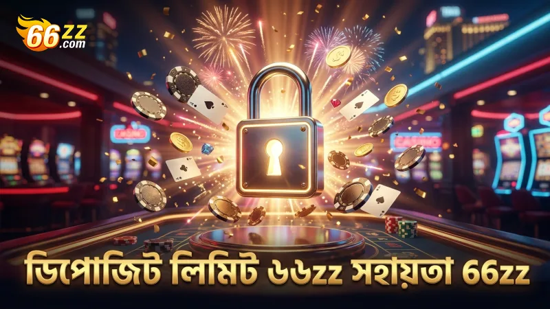 ৬৬zz তে ডিপোজিট লিমিট ও সেলফ-এক্সক্লুশন সুবিধা প্লেয়ারদের নিয়ন্ত্রণে রাখে।